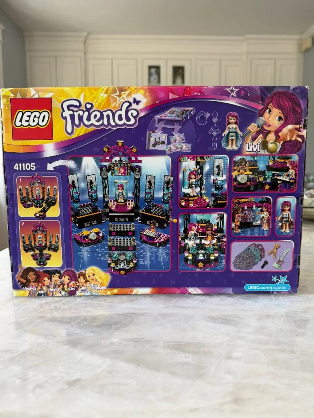 Lego Friends Pop Star Show Stage Set (41105) - New Factory Sealed Box